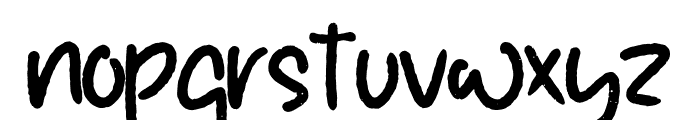 Sunday Buttercup Font LOWERCASE