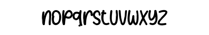 Sunday Challenge Font LOWERCASE