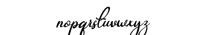 Sunday Christmas Italic Font LOWERCASE
