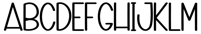 Sunday Halloween Font LOWERCASE