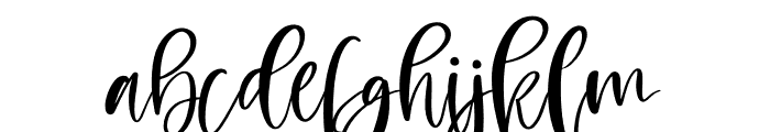 Sunday Love Font LOWERCASE