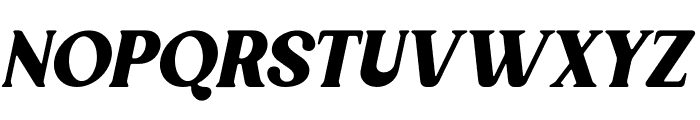 Sunday Nineties Italic Font UPPERCASE