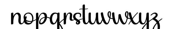 Sunday Santa Font LOWERCASE