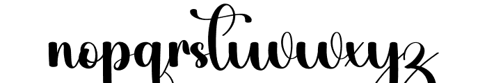 Sunday Wedding Font LOWERCASE