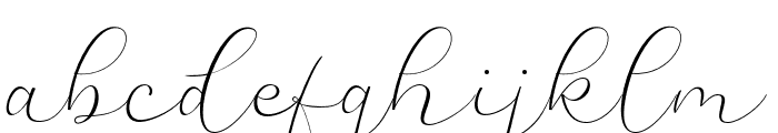 SundayChill-Regular Font LOWERCASE