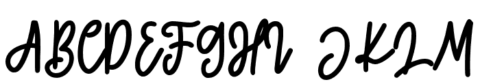 SundayHoliday-Regular Font UPPERCASE