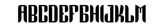 Sundek Shothic Font UPPERCASE