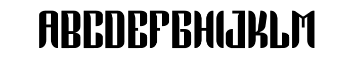 Sundek Shothic Font LOWERCASE