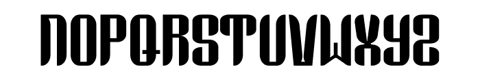 Sundek Shothic Font LOWERCASE