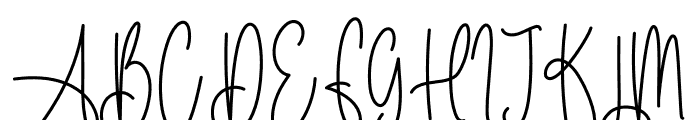 Sunflower Signature Font UPPERCASE