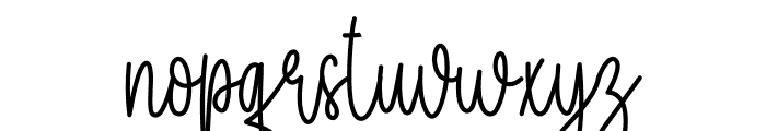 Sunflower Signature Font LOWERCASE