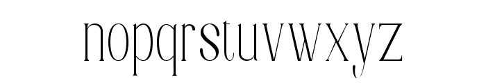 Sungkem Thin Font LOWERCASE