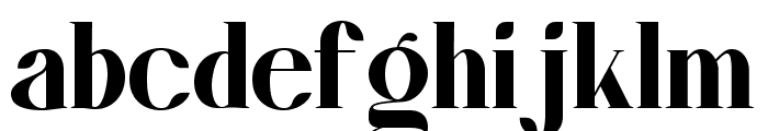 Sunkiss Gardinella Regular Font LOWERCASE