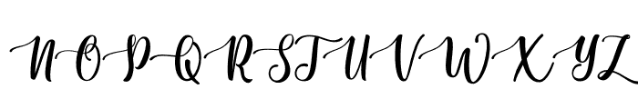 Sunkiss Script Font UPPERCASE