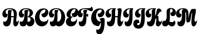 SunkyRetro-Regular Font UPPERCASE