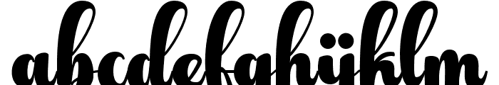 Sunlight-Regular Font LOWERCASE