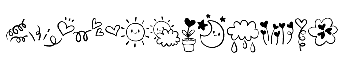 Sunny Garden Font UPPERCASE