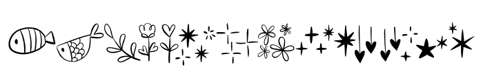 Sunny Garden Font LOWERCASE