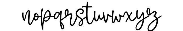 Sunny Magical Font LOWERCASE