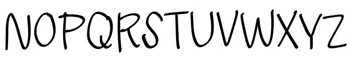 Sunny Notes Font UPPERCASE