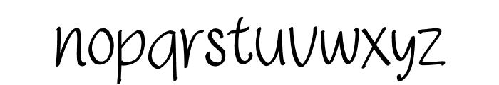 Sunny Notes Font LOWERCASE