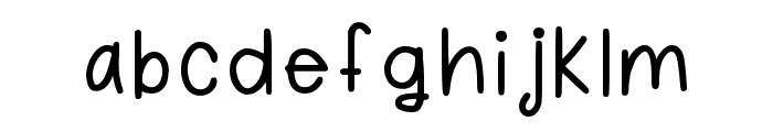 Sunny Scribbles Bold Regular Font LOWERCASE