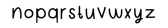 Sunny Scribbles Bold Regular Font LOWERCASE