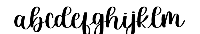Sunny Winter Font LOWERCASE