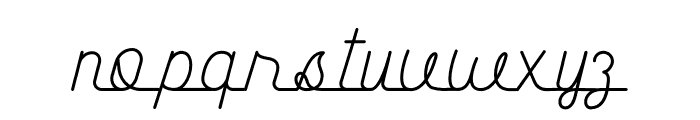 Sunnylise Thin Font LOWERCASE