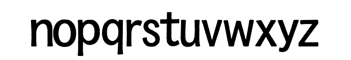 Sunquake Shaky Regular Font LOWERCASE