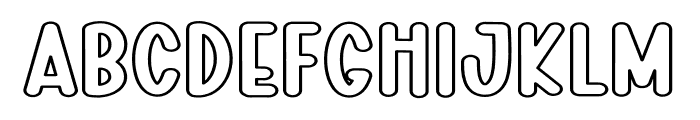 Sunset Sunshine Font UPPERCASE