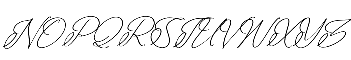 Sunsetof Italic Font UPPERCASE