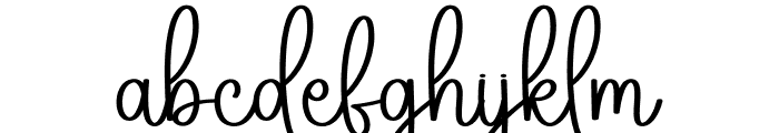 Sunshie Font LOWERCASE