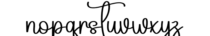 Sunshie Font LOWERCASE