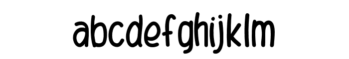 SunshineBerrySolid-Regular Font LOWERCASE