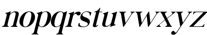 SunskinItalic Font LOWERCASE