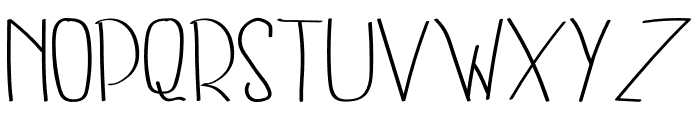 Suntine Font UPPERCASE