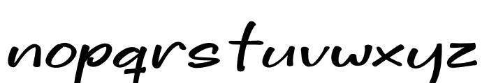 Suntown Italic Font LOWERCASE