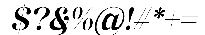 Sunyshine Italic Font OTHER CHARS