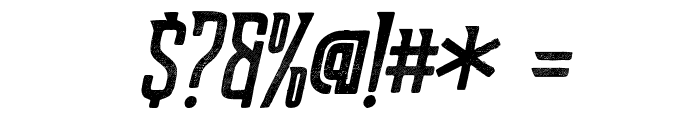 Supata-HalftoneItalic Font OTHER CHARS