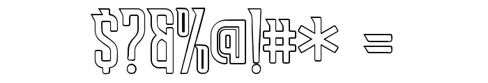 Supata-Outline Font OTHER CHARS