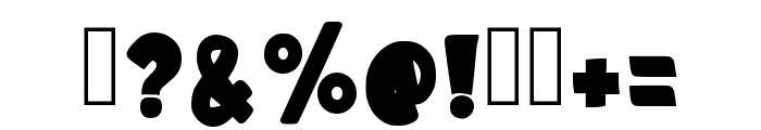 Super Bounce Regular Font OTHER CHARS