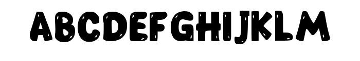 Super Bubbles Regular Font UPPERCASE