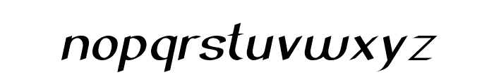 Super Creative Italic Font LOWERCASE