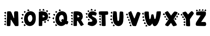 Super Dino Playful Font UPPERCASE