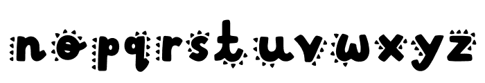 Super Dino Playful Font LOWERCASE