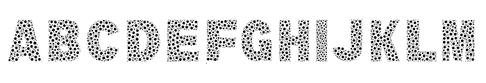 Super Dot Regular Font UPPERCASE