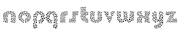 Super Dot Regular Font LOWERCASE