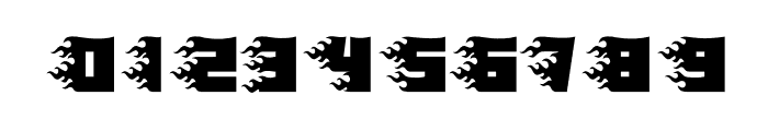 Super Fire Font OTHER CHARS