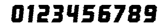 Super Glitch 2 Italic Font OTHER CHARS